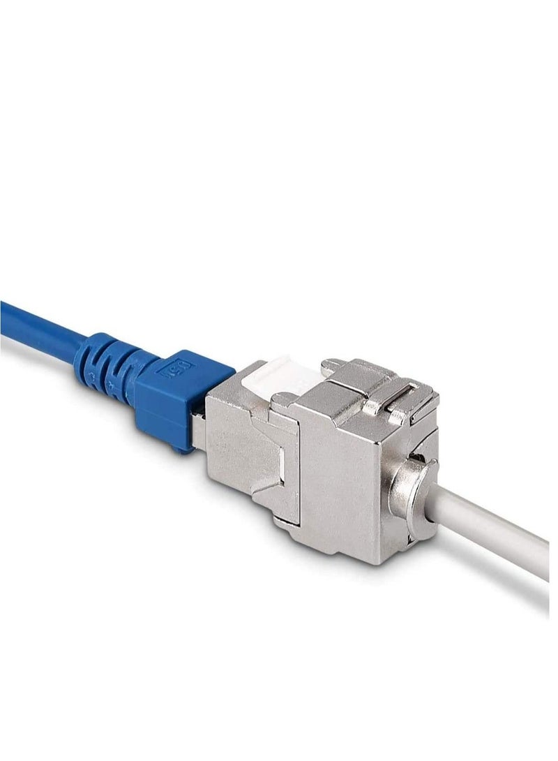 DKURVE وحدة إيثرنت DKURVE Cat6A محمية بمقبس Keystone RJ45 Cat 6A، 12 قطعة - Image 2