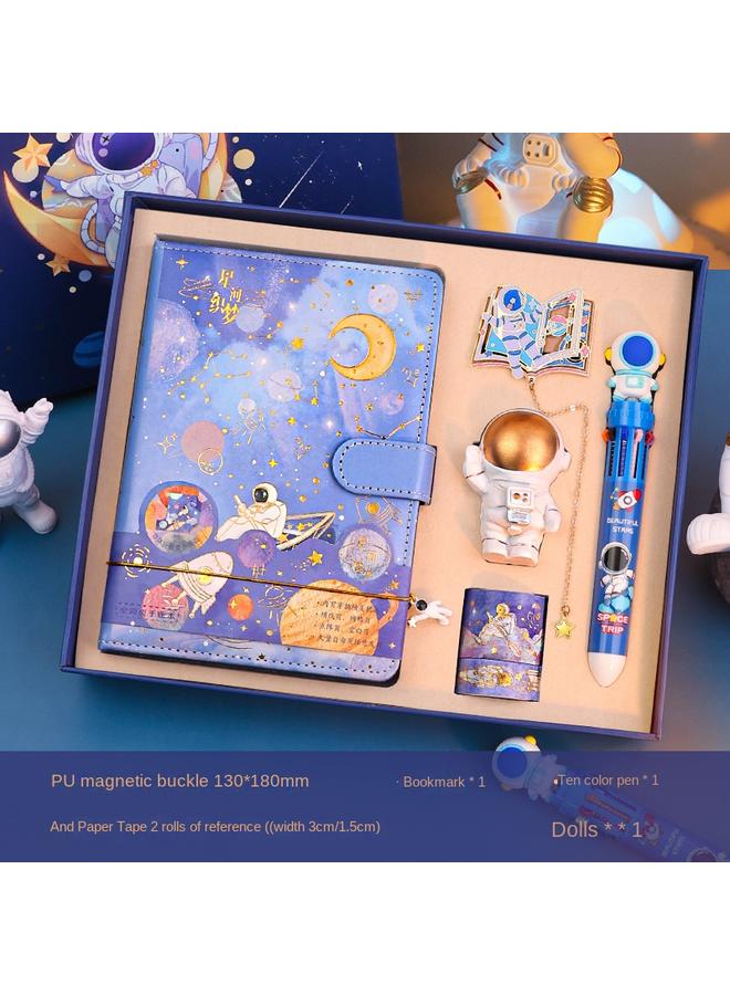 Bluejw 2023 Opening Season Learning Prizes Astronaut Stationery Suit Gift Box Boy's Birthday Gift Hand Account Big Gift Bag - Image 1