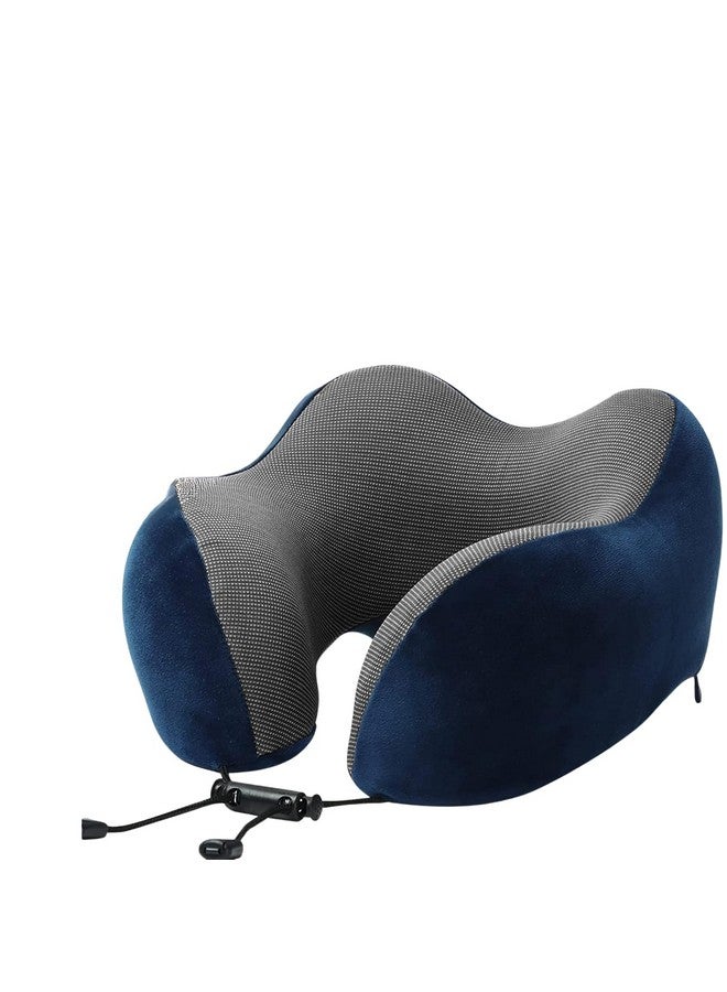 BigPlayer Royal Blue Neck Pillow for Travel & Comfort, Car Neck Rest - Travel Essential Car Pillow, Flight, and Train Accessory Pillow for Neck Pain Relief & Neck Pillow for Sleeping - Image 1