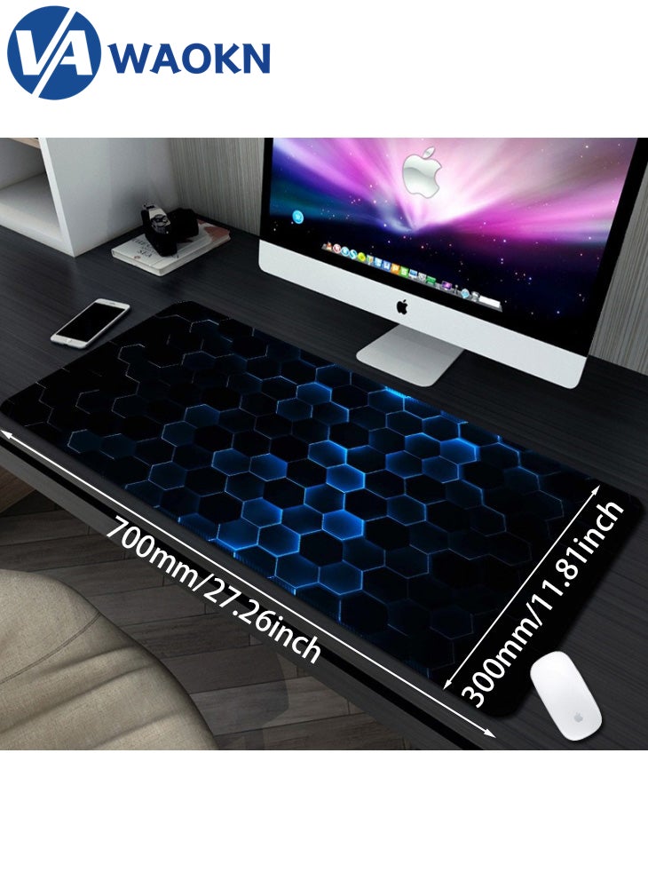 WAOKN - Large Gaming Mouse Pad XL Anti-Skid Mousepad Large Keyboard Mouse Pad Desk Mat with Stitched Edges Super Creative MousePad - Image 1