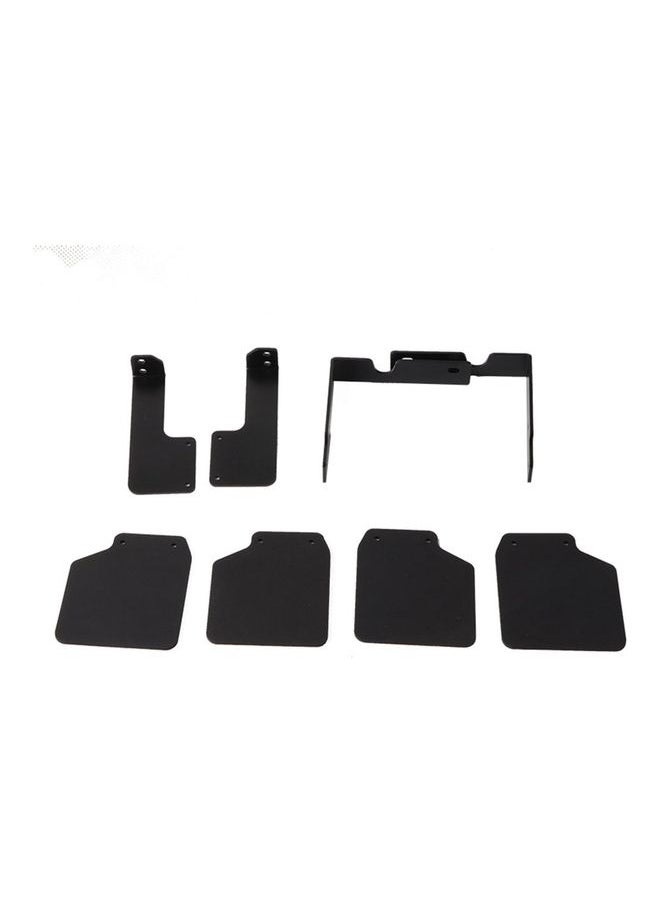 NIBEMINENT - Set Of Front And Rear Fender Rubber Mud Flaps 18.5 x 12 1cm - Image 1