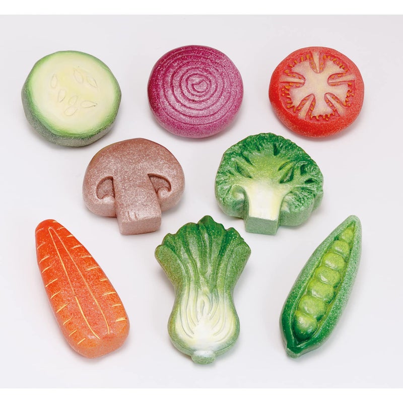 Yellow Door Vegetable Sensory Play Stones - Image 2