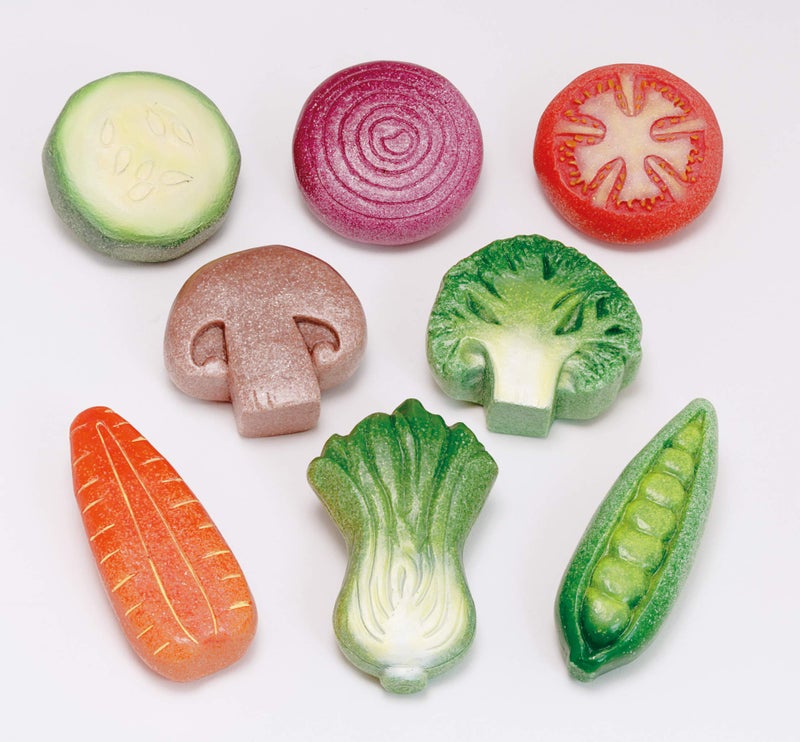 Yellow Door Vegetable Sensory Play Stones - Image 5