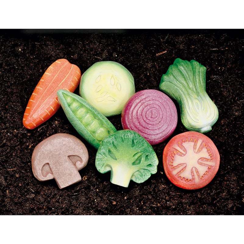 Yellow Door Vegetable Sensory Play Stones - Image 3