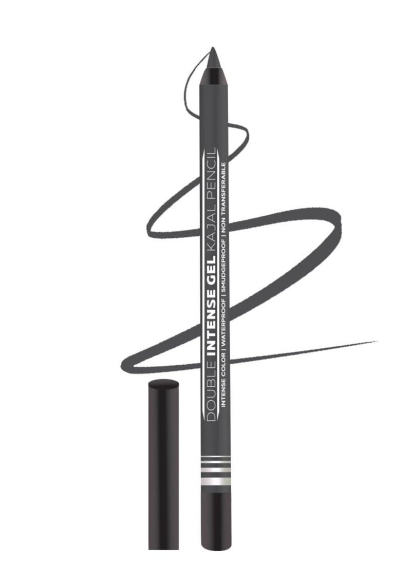Seven Seas - Seven Seas Double Intense Non Transfer Gel Kajal  Long Stay Smooth One Stroke Application Intense Color Pay Off  Soft Blendable Formula  Smudge Proof Water Proof With Sharpener  Smoky - Image 1