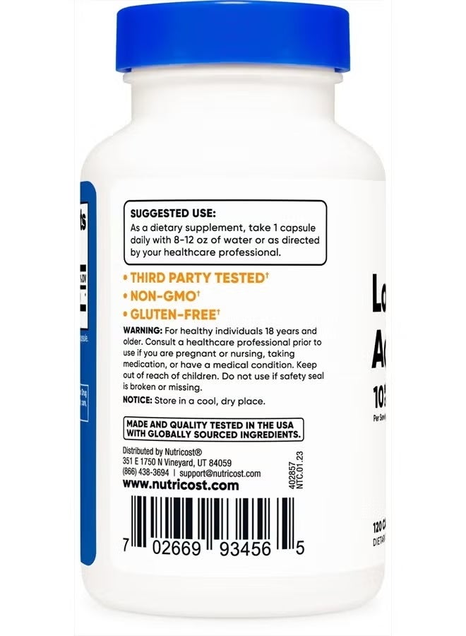 نوتريكوست، لاكتوباسيلوس أسيدوفيلوس، 50 ملغ (10 مليارات وحدة تشكيل مستعمرة)، 120 كبسولة - Image 3
