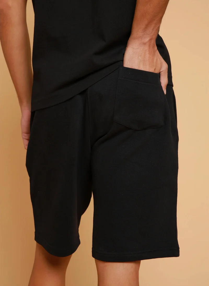 Esso5  Bristle Logo Shorts for Men | Best Price UAE