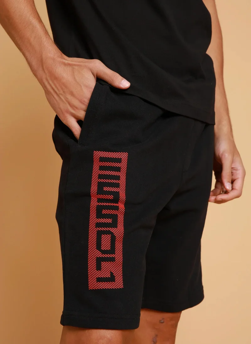 Esso5  Bristle Logo Shorts for Men | Best Price UAE