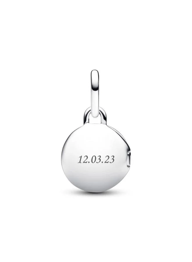 باندورا Openable & Engravable Love Locket Dangle Charm