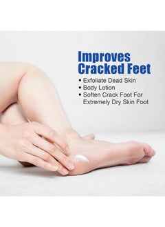 Generic Urea Cream 60% plus 2% Salicylic Acid for Feet Maximum Strength - Lotion For Dry & Cracked Feet Elbows Knees Heels Hands, Hydrates Foot Care for Softening, Callus Remover 10.1oz (60%, 300ml)  - Image 4