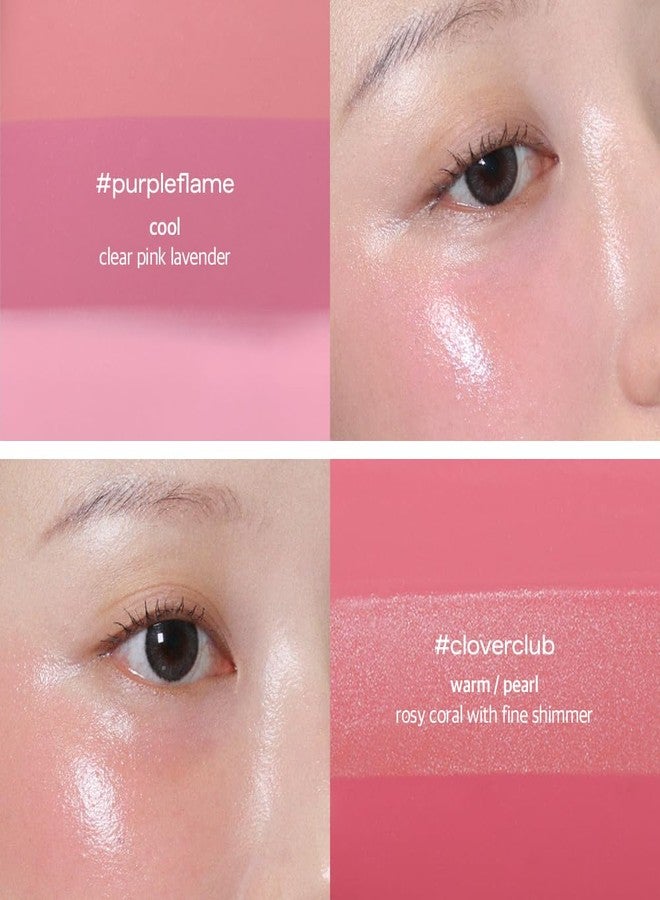 glow cocktail oil blush #purpleflame : Vegan-Free, Cruelty Free, All-day clear, radiant oil blush, 2.7 oz - Image 4