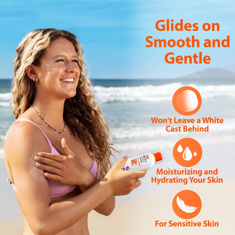 Safe Sea Jellyfish Sting-Blocking Sunscreen, SPF 40+ Spray 4 Fl oz, Waterproof, Biodegradable, Coral Reef-Safe â€“ Body and Face Sunscreen, Anti-Jellyfish and Sea-Lice sting protection. - Image 4