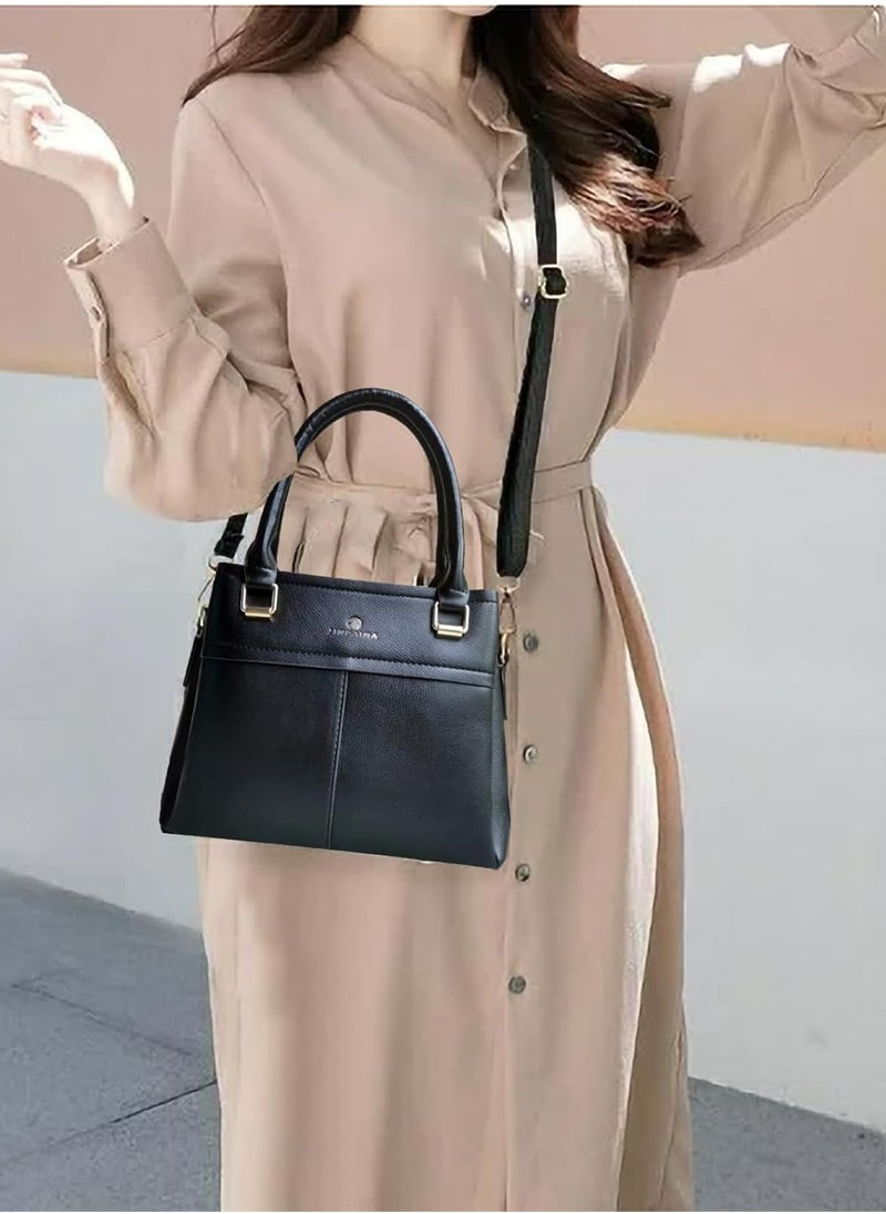 Generic - Womens Handbags and Purses Fashion Top Handle Satchel Tote PU Leather Shoulder Bags - Image 1