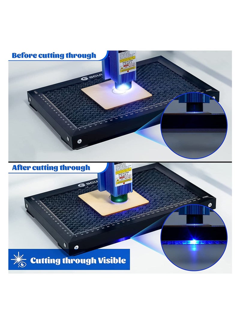 SCULPFUN - SCULPFUN Laser Comb Working Table Mate for CO2 Diode Laser Engraver Cutting Machine, 2 Pack High Strength Steel Honeycomb Plates Panel Board Bed Platform 300x200mm - Image 1