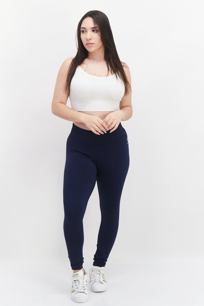 umbro Women Sportswear Fit Training Tights, Navy Blue - Image 2