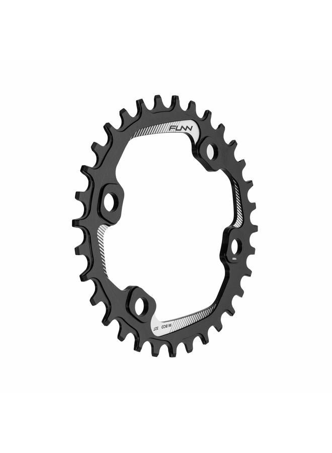 Funn Solo Narrow Wide Chainring for 9 10 11 12 Speed Chain, Fits Asymmetric 96mm BCD Interface Crankset, Single Speed Bike Chain Ring for MTB, BMX Bike, Gravel Bike and Road Bike (34T, Blue) - Image 1
