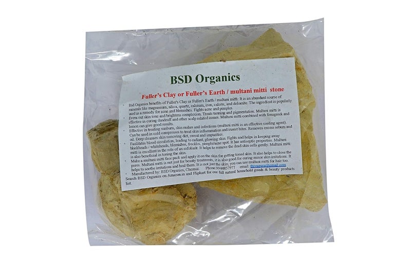 طين فولر أو تراب فولر من BSD ORGANICS 500 جرام