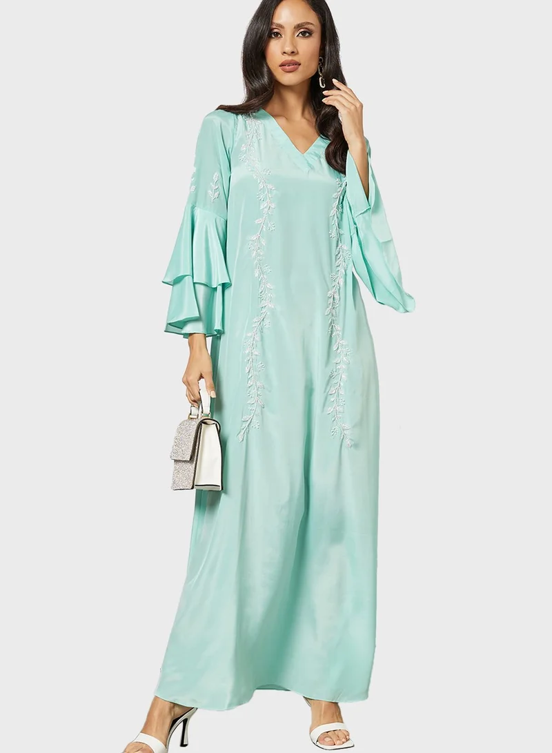 THE ARAB STUDIO Embellished Kaftan