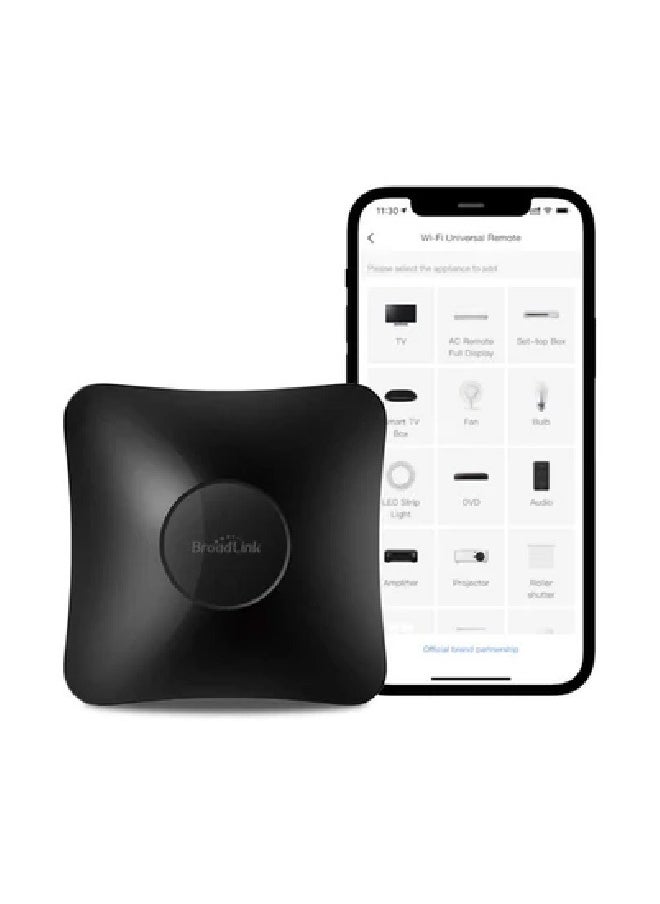 BroadLink RM4 Pro RF and IR Universal Remote - Black
