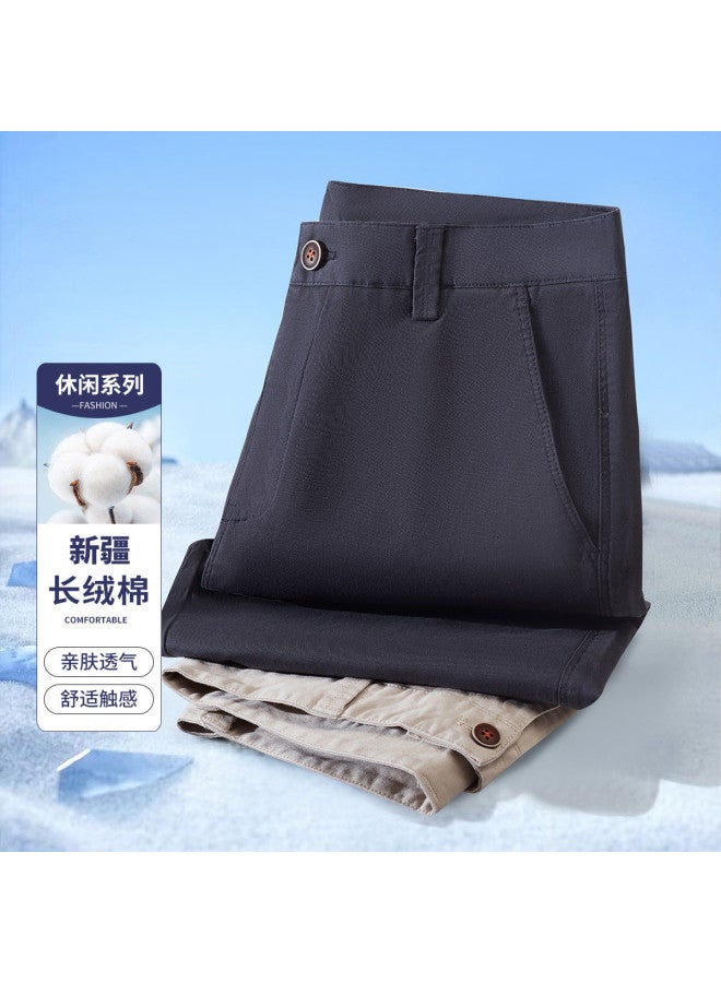 FOLUNSI men's Summer Pants - Lightweight, Breathable Solid Color Business Casual Shorts For Men - Image 2