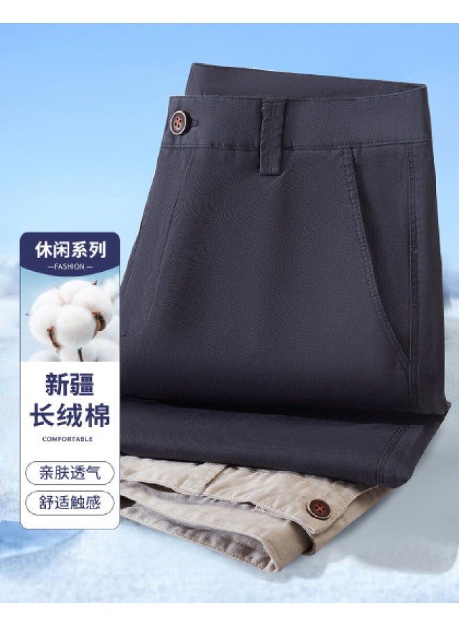 FOLUNSI men's Summer Pants - Lightweight, Breathable Solid Color Business Casual Shorts For Men - Image 1