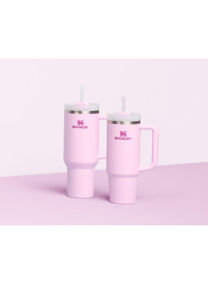 Stanley Stanley Quencher with Straw Cover H2.0 Flow State 40oz Orchid Stainless Steel Vacuum Insulated Tumbler with Lid, Straw and 1 Straw Stoppers for Water and Iced Tea, Cold Retention  - Image 4