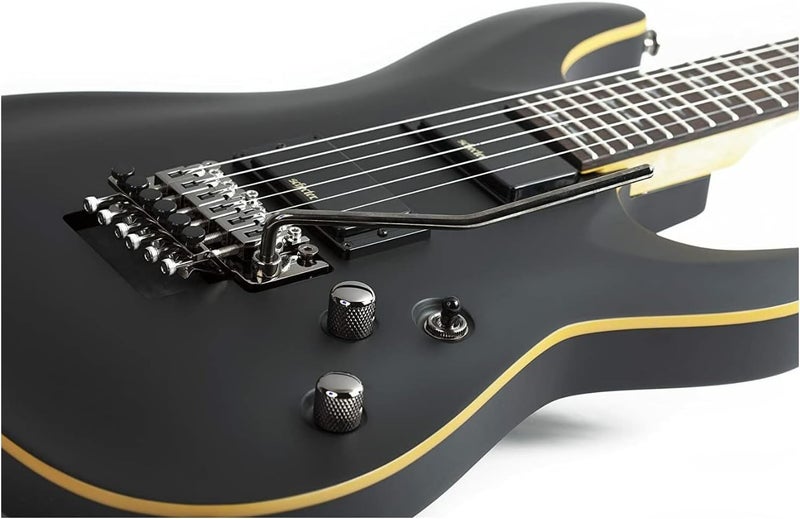 Schecter Demon-6 FR Aged Black Satin Electric Guitar - Image 2