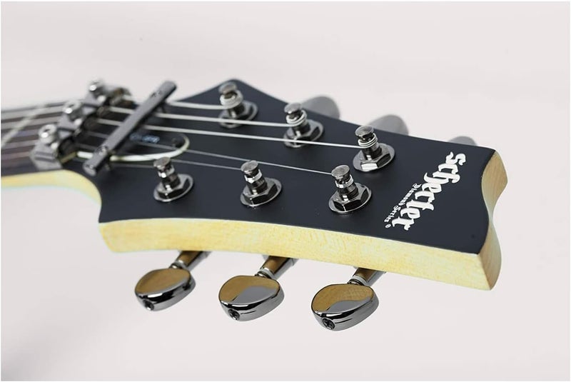 Schecter Demon-6 FR Aged Black Satin Electric Guitar - Image 4