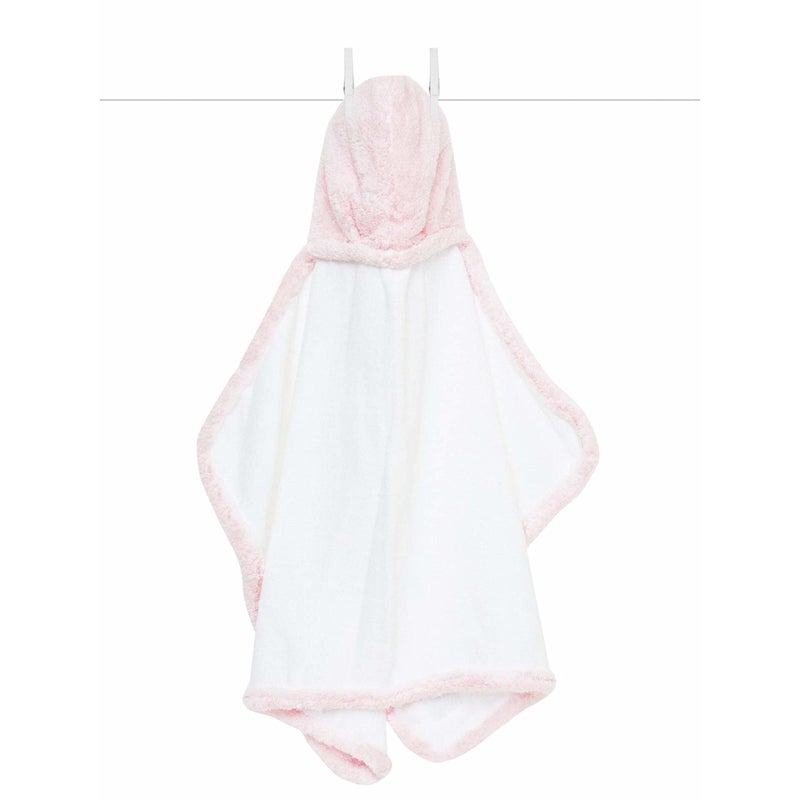 Little Giraffe - Baby Bath Towel - Plush Hooded Baby Towel - Newborn Bath Baby Essentials - 100% Cotton Towel - Luxury Baby Gifts - 24x41" - Pink