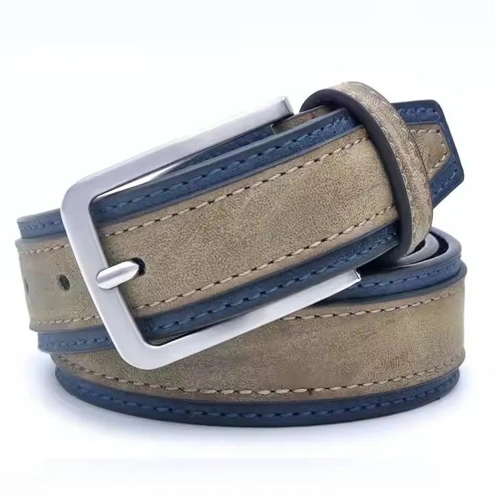 Bluejw Adjustable PU Leather Waist Trimmer for Men - Casual Waist Support Belt - Image 2