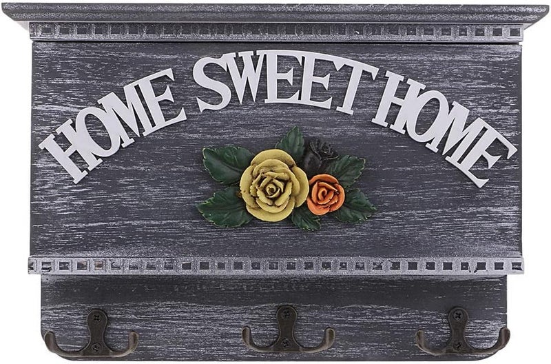 klarakoWall Mounted Wooden Key Holder Storage Box Cabinet klarakoA, as described - Image 2