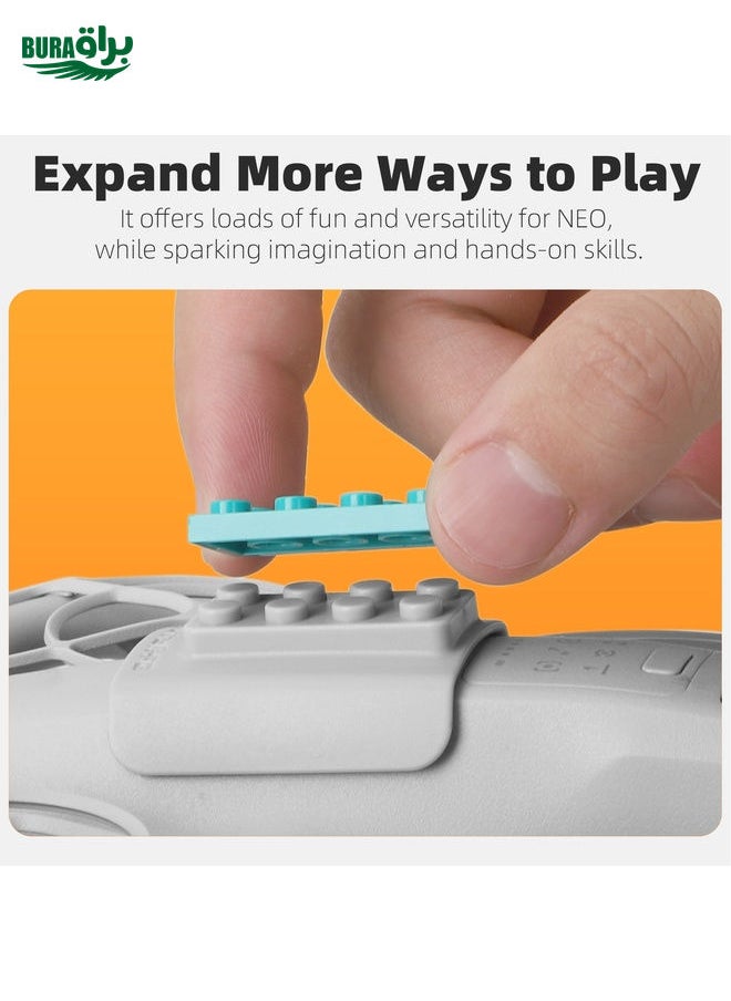 BURAQ - For DJI Neo Sunnylife Building Blocks Adapter Funny Building Bricks Toy Expansion Accessories (Grey) - Image 1