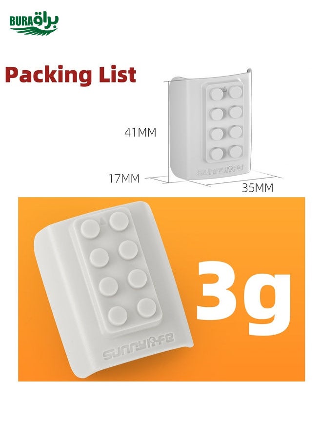 BURAQ - For DJI Neo Sunnylife Building Blocks Adapter Funny Building Bricks Toy Expansion Accessories (Grey) - Image 1