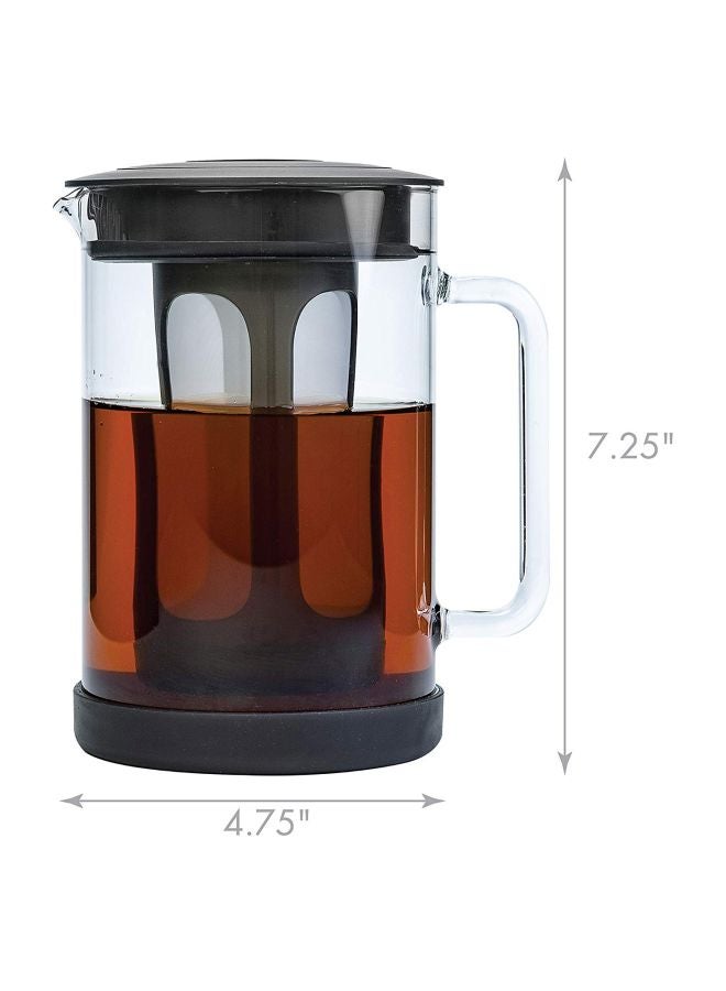 Primula Pace Cold Brew Iced Coffee Maker with Durable Glass Pitcher and Airtight Lid, Dishwasher Safe, Perfect 6 Cup Size, 1.6 Qt, Black - Image 4
