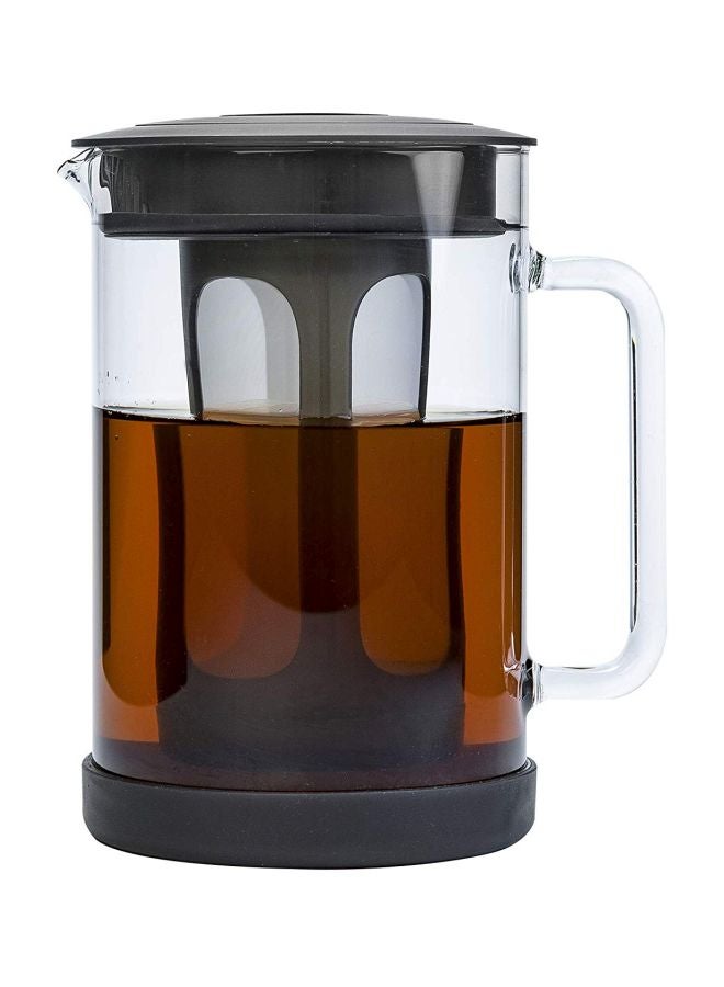 Primula Pace Cold Brew Iced Coffee Maker with Durable Glass Pitcher and Airtight Lid, Dishwasher Safe, Perfect 6 Cup Size, 1.6 Qt, Black - Image 2