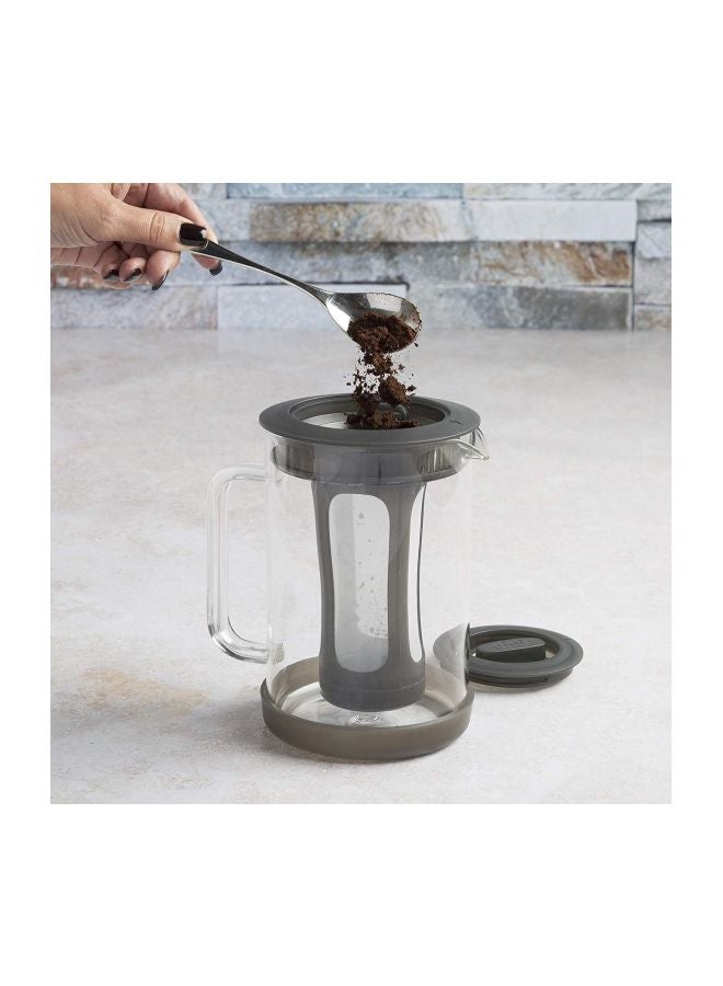 Primula Pace Cold Brew Iced Coffee Maker with Durable Glass Pitcher and Airtight Lid, Dishwasher Safe, Perfect 6 Cup Size, 1.6 Qt, Black - Image 5