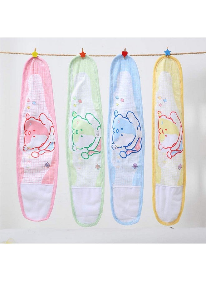 EXCEART 4pcs Baby Umbilical Hernia Belt Baby Belly Button Cord Band Infant Belly Wrap Adjustable Navel Belly Band - Image 2
