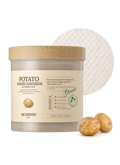 SKIN FOOD since 1957 SKINFOOD Potato Madecassoside Soothing Toner Pad, Korean Skincare Facial Toner, Blemish Pads, Damaged Skin Barrier Improvement, Redness Relief, 8.81 oz (60 Pads)  - Image 1