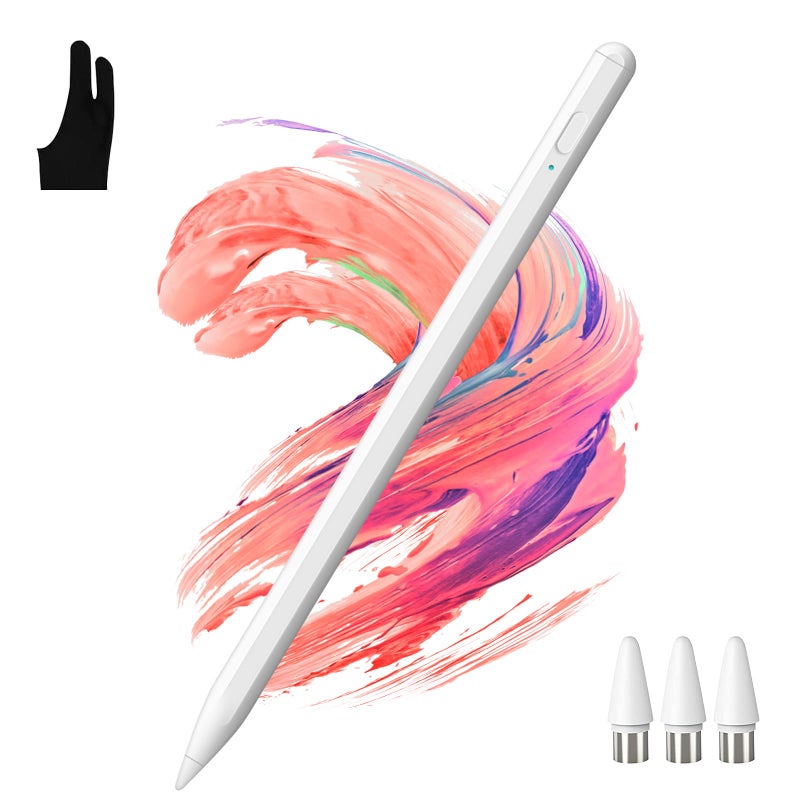 taiyongkang Tablet Pen for All Touchscreen Tablets Stylus Pen Compatible with iOS Android Lenovo Samsung Xiaomi Acer LG Dell Chromebook, 1.5 mm High Precision Active Pen, Magnetic Adsorption Pencil