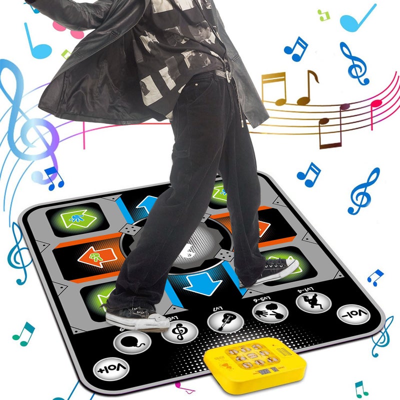 Dance Mat Electronic Dance Pad Multifunctional Piano Game Pad Outdoor Music Stepping Dance Mat Anti-slip Christmas Birthday 5 Game Modes 9 Difficulty Levels Outdoor Dance Blanket - Image 4