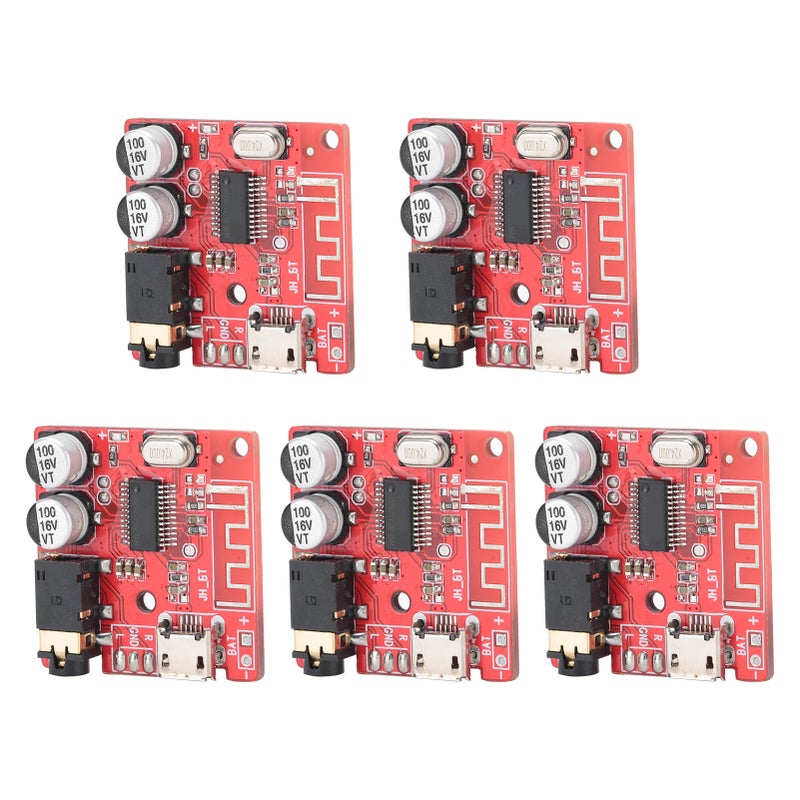 5PCS DIY Bluetooth 5.0 Receiver Board Lossless Decoder Board Wireless Stereo Music Module - Image 4