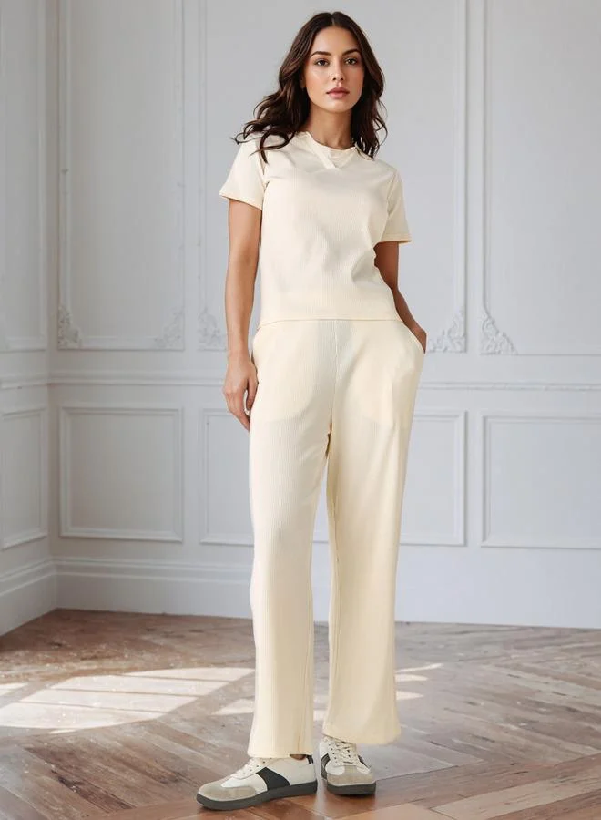 سبلاش فيڤ بنطلون واسع بأرجل واسعة و جيوب