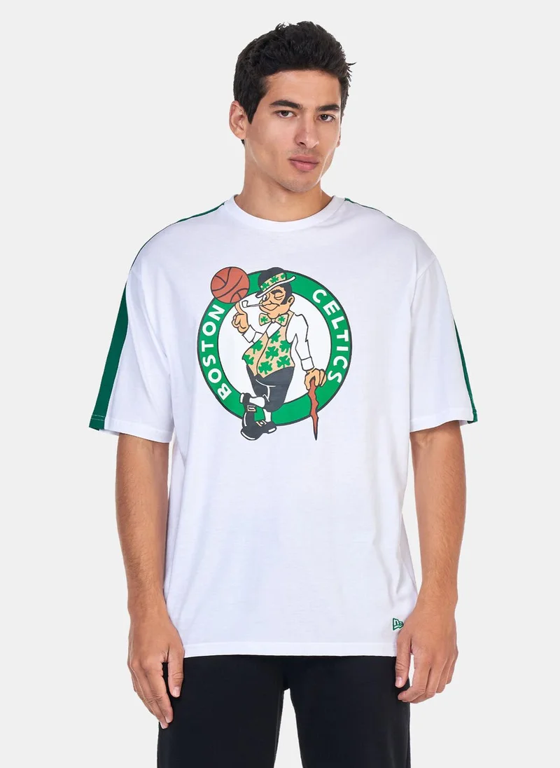 نيو ايرا Men's NBA Boston Celtics Colourblock T-Shirt