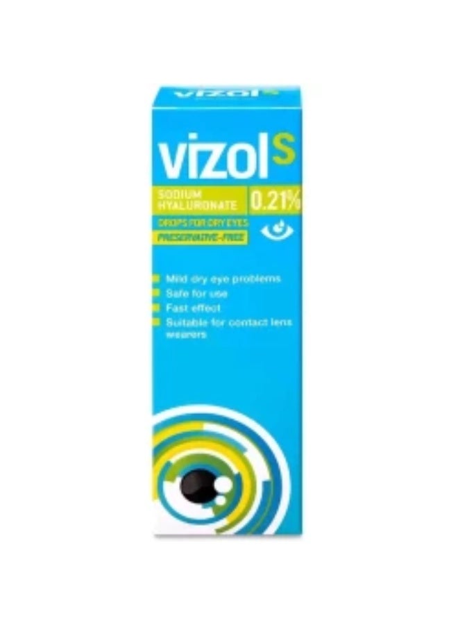Vizol فيزول اس 0.21% قطرة للعين 10 مل - Image 1