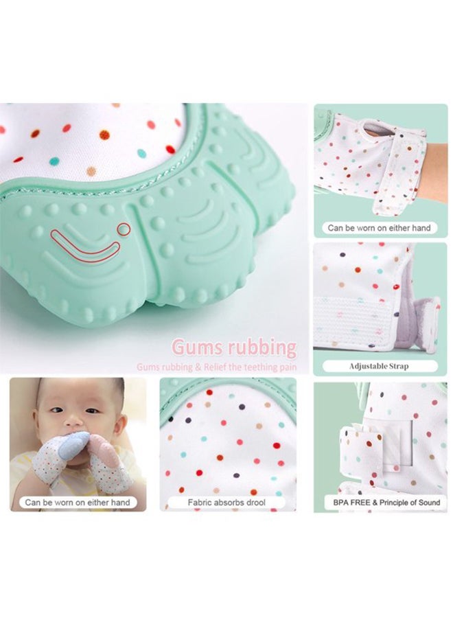 Baby Silicone Mitten For Self-Soothing Pain Relief And Teething Glove - Image 5
