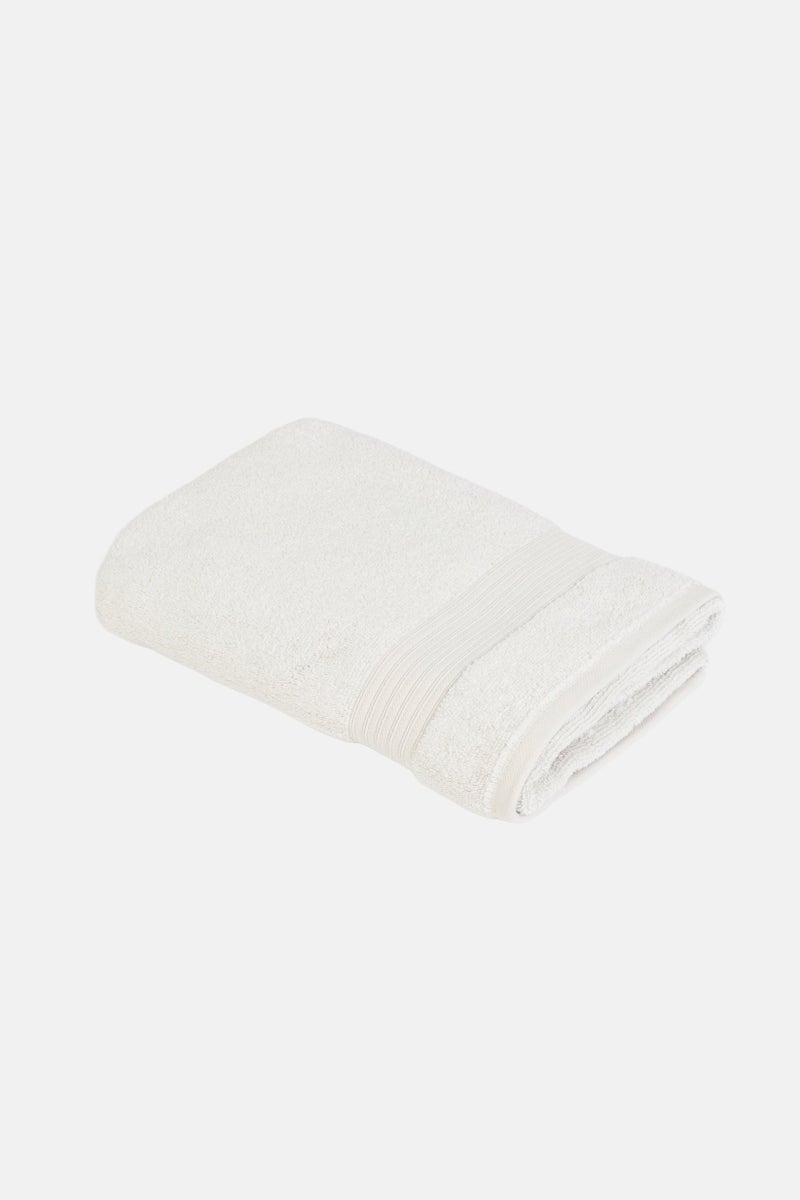 Kathy Ireland Zero Twist Cotton Bath Towel, Light Grey - Image 2