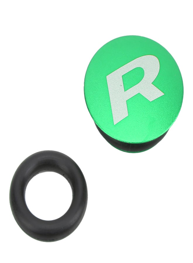 ريسك غطاء مانع للغبار لمجموعة تروس الدراجة الجبلية RISK، غطاء عمود مركزي مجوف مدمج من سبائك الألومنيوم للدراجات الهوائية، أخضر - Image 3