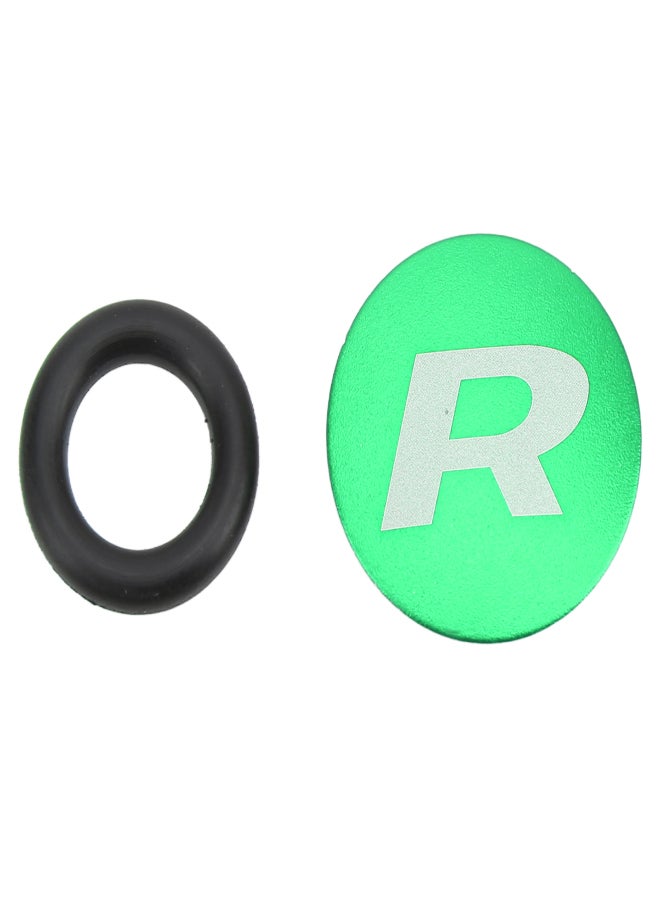 ريسك غطاء مانع للغبار لمجموعة تروس الدراجة الجبلية RISK، غطاء عمود مركزي مجوف مدمج من سبائك الألومنيوم للدراجات الهوائية، أخضر - Image 2