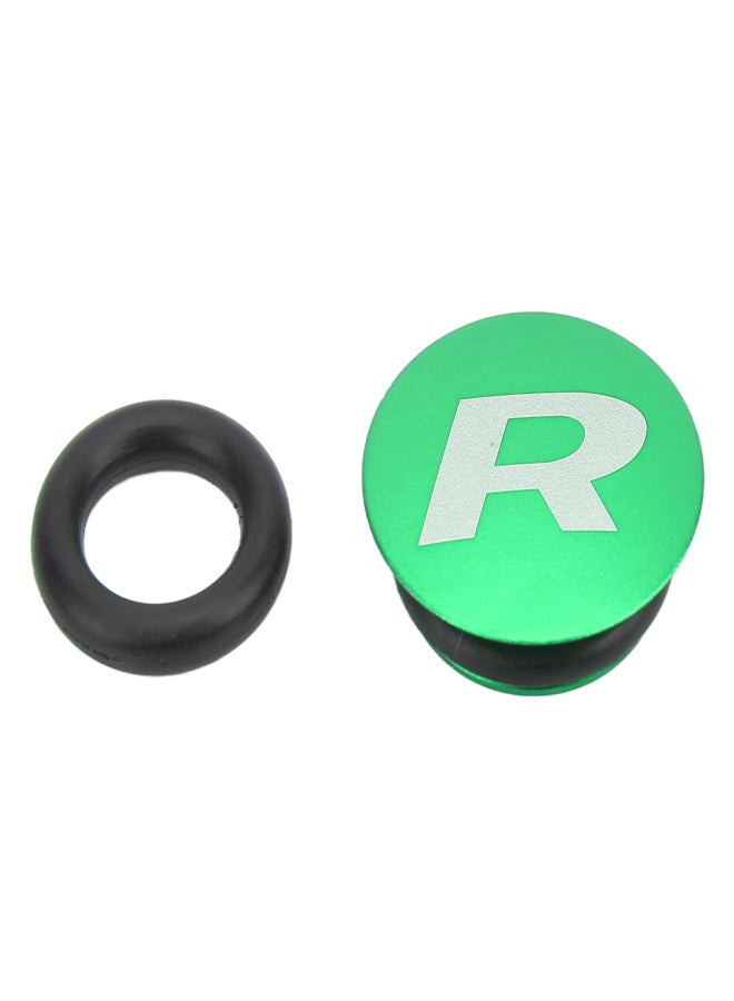 ريسك غطاء مانع للغبار لمجموعة تروس الدراجة الجبلية RISK، غطاء عمود مركزي مجوف مدمج من سبائك الألومنيوم للدراجات الهوائية، أخضر - Image 1