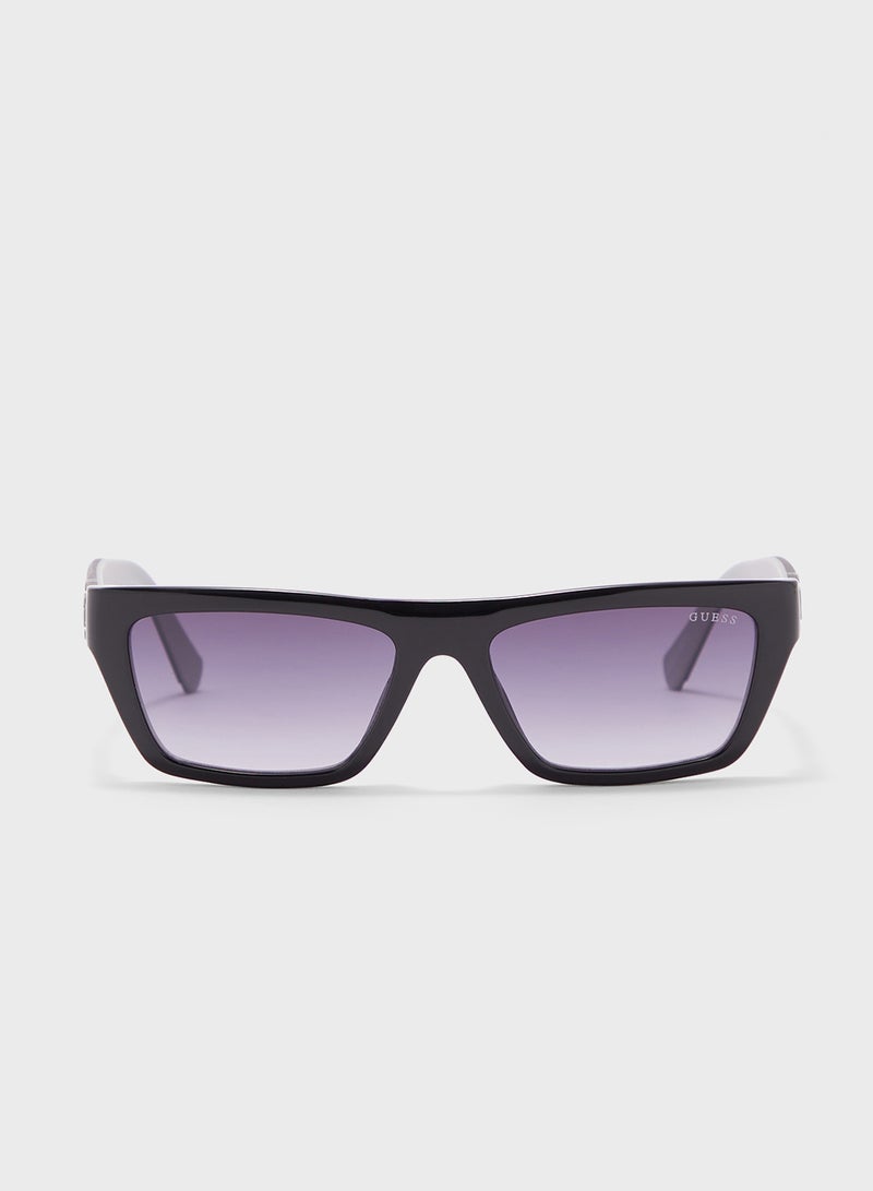 GUESS Uv Protected Polarized  Wayfarer Sunglasses - Image 2